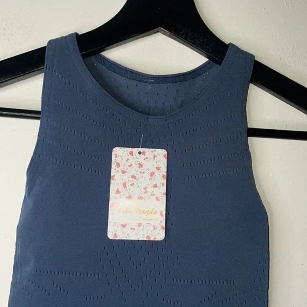 Free People Movement Womens Size XS Ecology Sports Bra In Blue